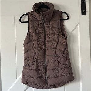 Women's Brown Puffer Vest